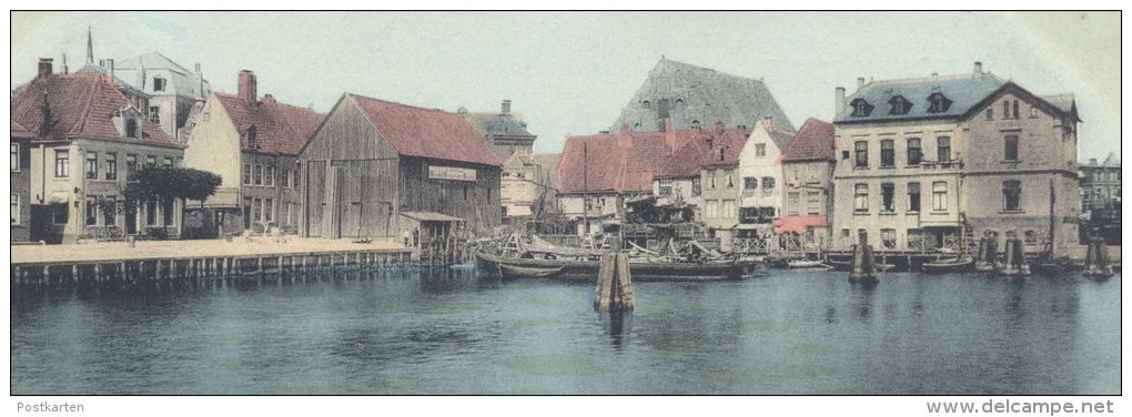 ALTE POSTKARTE EMDEN FALDERNDELFT 1902 Postcard Cpa AK Ansichtskarte - Emden