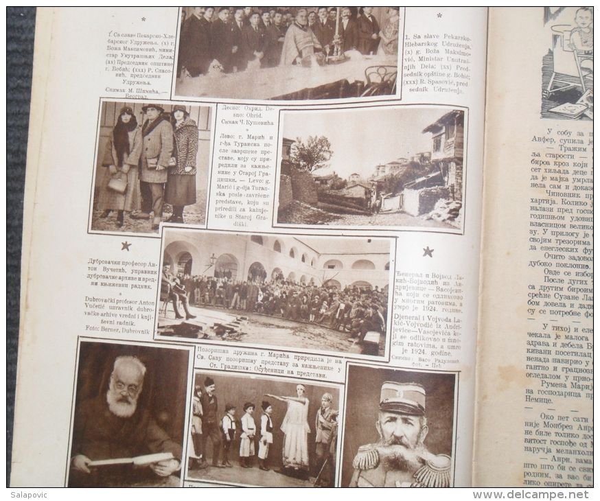 ILUSTROVANI LIST, UMJETNICKI BAL CVIJETE ZUZORI&#262;   1926  KRALJEVINA SHS   4 SCANS - Magazines