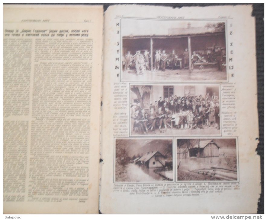 ILUSTROVANI LIST, NJ.VIS. KNEGINJA OLGA SA PRVENCEM ALEKSANDROM  1926  KRALJEVINA SHS   4 SCANS - Zeitungen & Zeitschriften