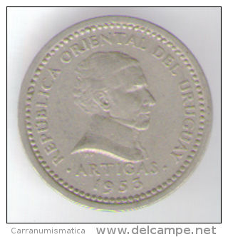 URUGUAY 2 CENTESIMOS 1953 - Uruguay