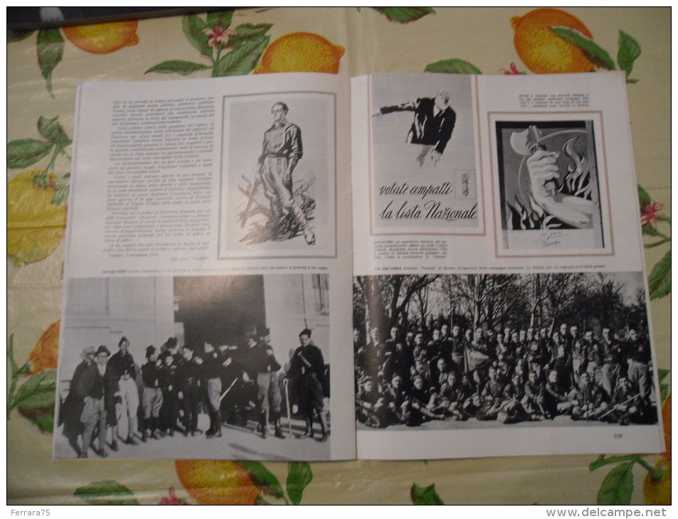 WW2 STORIA DEL FASCISMO ENZO BIAGI N.11 1964 ALLE ELEZIONI DEL 1924 SI IMPONE IL LISTONE