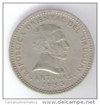 URUGUAY 10 CENTESIMOS 1953 - Uruguay