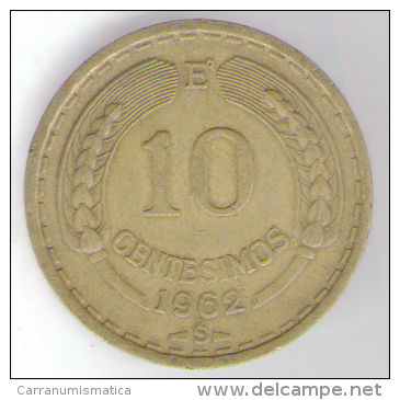 CILE 10 CENTIMOS 1962 - Cile