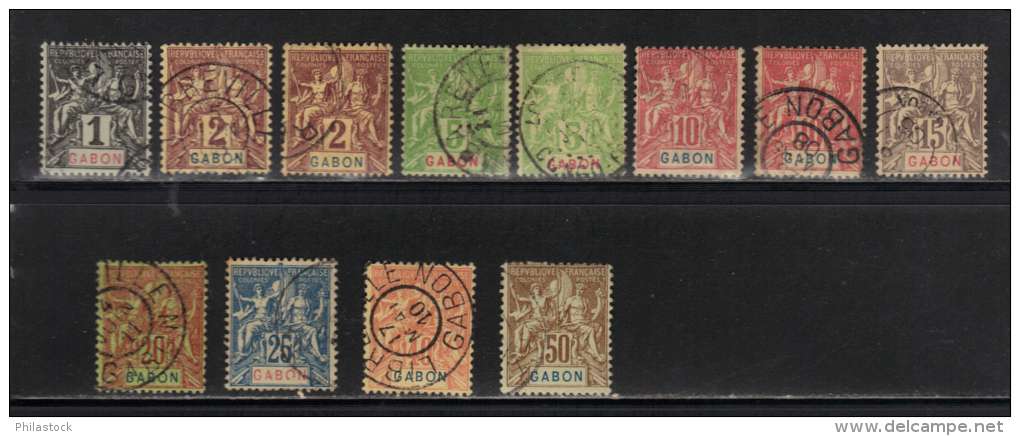 GABON N° Entre 16 & 28 Obl. - Used Stamps