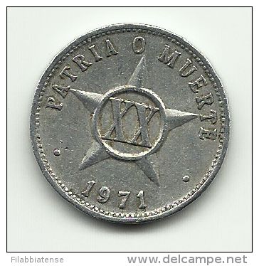 1971 - Cuba 20 Centavos, - Cuba