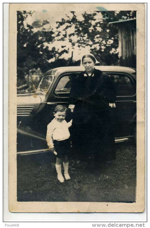 Carte Photo , Vieille Voiture - A Identifier