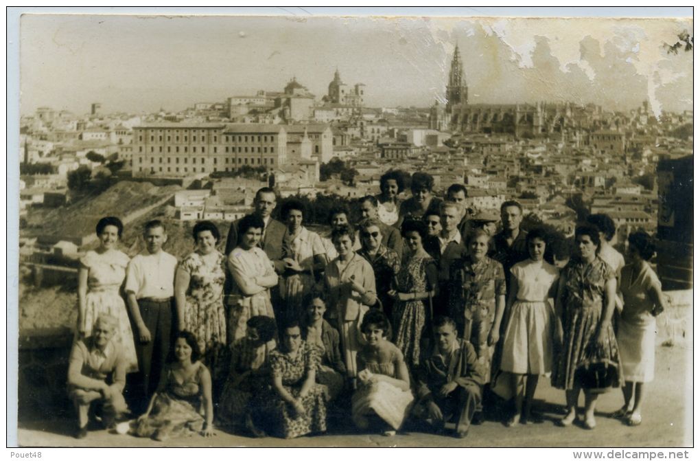 Groupe De Personnes à Tolède, 1959, Photo - A Identifier