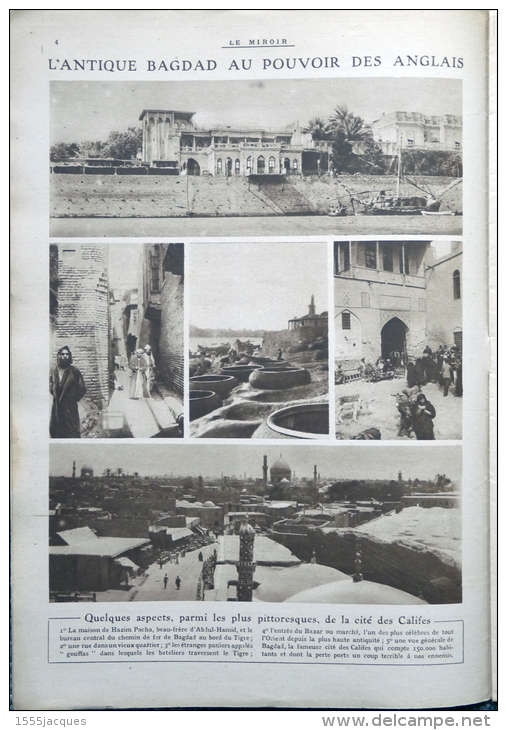 LE MIROIR N° 174 / 25-03-1917 RÉVOLUTION RUSSE VENISE BAGDAD MAUDE KIGOMA SOISSONS GOMMECOURT MACÉDOINE LISBONNE - Weltkrieg 1914-18