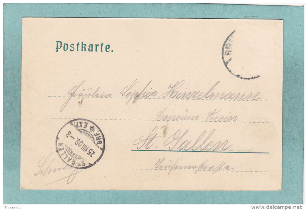 BRIXEN  -  INSTITUT DER  ENGLISCHEN FRÂULEIN  -  1906   -  BELLE  CARTE PRECURSEUR - ( Timbre Enlevé )  - - Altri & Non Classificati