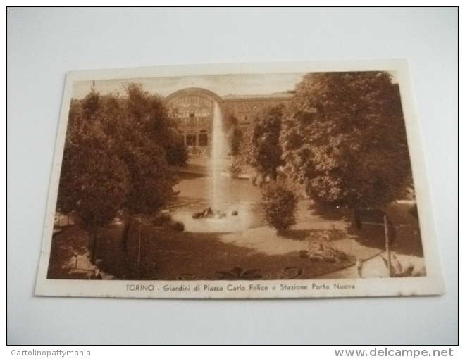 Torino Giardini Di Piazza Carlo Felice E Stazione Porta Nuova - Stazione Porta Nuova