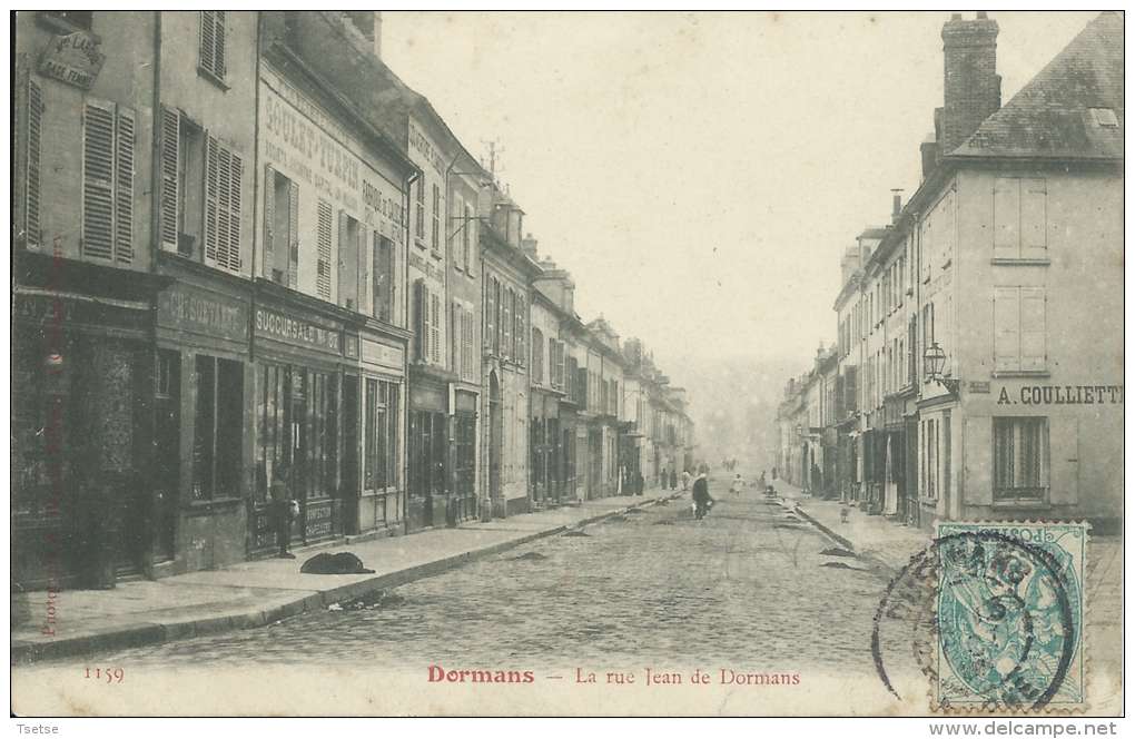 Dormans - La Rue Jean Dormans - 1905 ( Voir Verso ) - Dormans