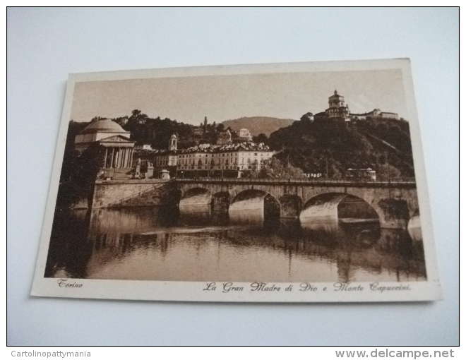 Torino La Gran Madre Di Dio  E Monte Capuccini PONTE TRAM - Brücken