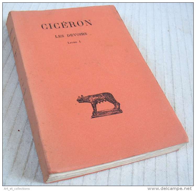 Les Devoirs Par CICÉRON / Français-Latin Juxtalinéaires / Édition « Les Belles Lettres » 1965 - Old Books