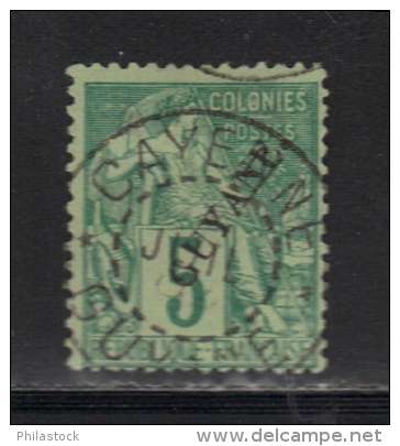 GUYANE N° 18 Obl. - Used Stamps
