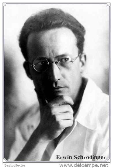 NOBEL PRIZE WINNERS Erwin Schrodinger Stamped Card 0951-2 - Nobel Prize Laureates