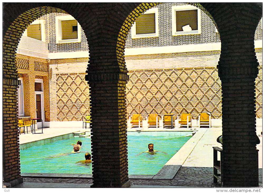 Tunisie TOZEUR Grand Hôtel De L´oasis:la Piscine Timbre Stamp REPUBLIQUE TUNISIENNE(Jeux Méditerranéens Tunis 1967 - Tunisia