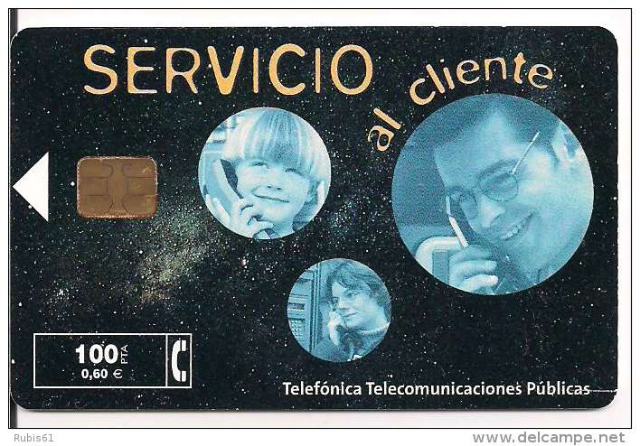 TARJETA TELEFONICA SERVICIO AL CLIENTE  TIRADA 53000 - Euskaltel