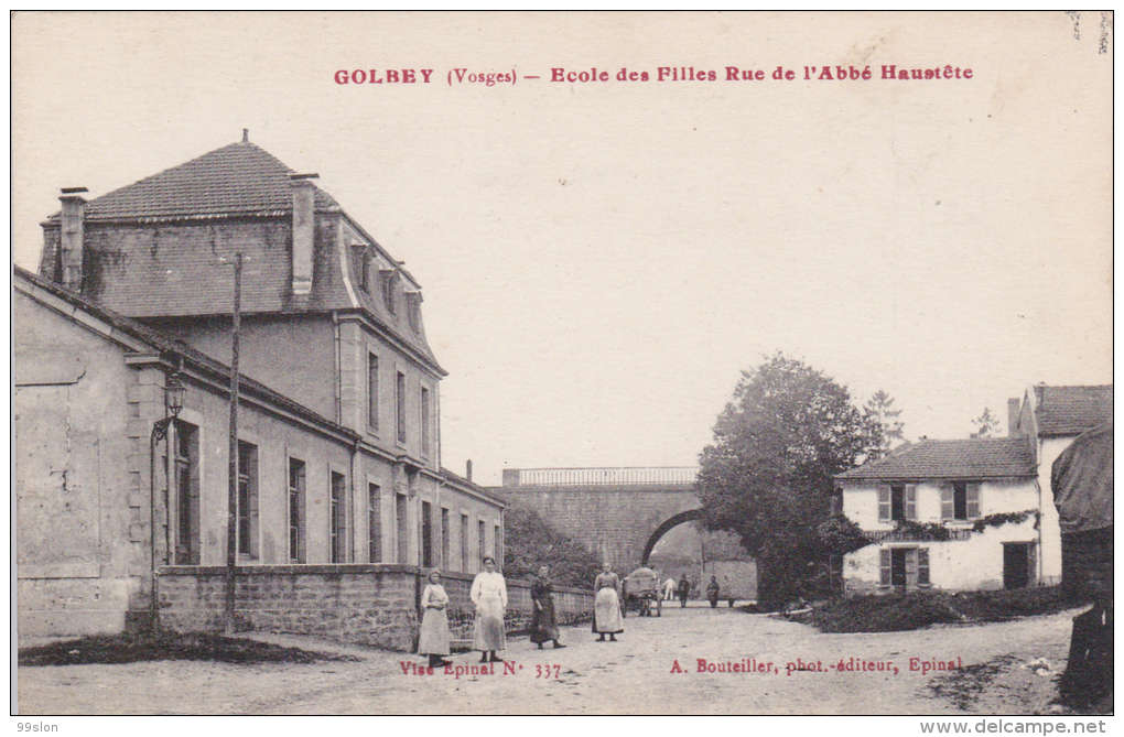 88 - GOLBEY - Ecole Des Filles Rue De L'Abbé Haustête - Golbey