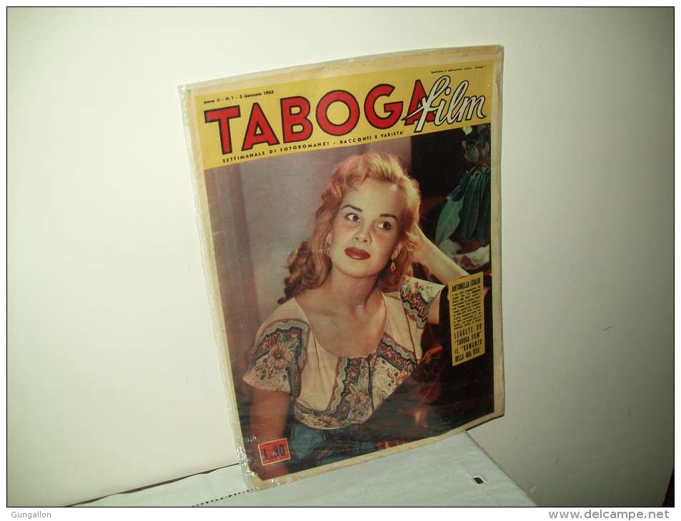 Taboca Film (Ed. Milano Nuova 1953)  "settimanale Di Fotoromanzi"  Anno II°  N. 1 - Kino