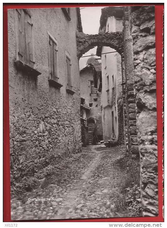 ATI-009 Dorfgasse In Soglio  Nicht Gelaufen - Soglio