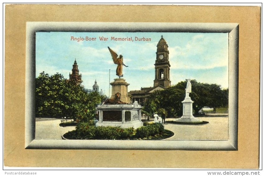 Anglo-Boer War Memorial, Durban - & Statue - Afrique Du Sud