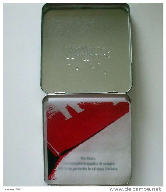 MARLBORO - METAL BOX IN ALLUMINO NUOVISSIMO VINTAGE EDIZIONE LIMITATA - Empty Tobacco Boxes