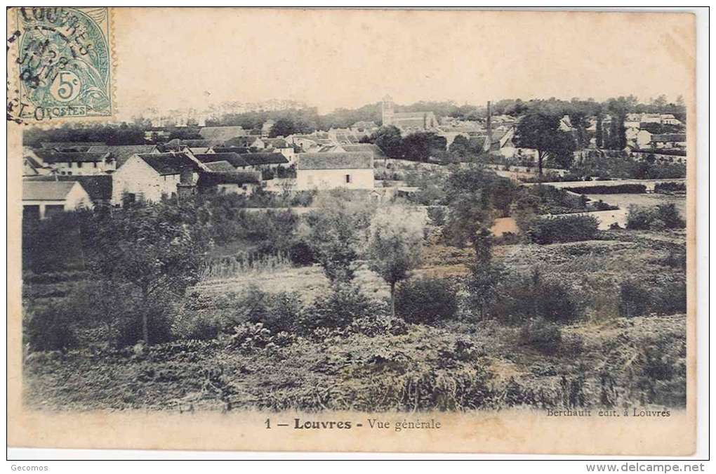 CPA 95 - LOUVRES - Vue Générale - Louvres