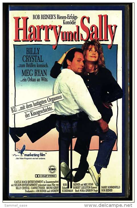 VHS Video  ,  Harry Und Sally  -  Mit :  Meg Ryan, Carrie Fisher, Billy Crystal, Bruno Kirby, Tracy Reiner - Sonstige & Ohne Zuordnung