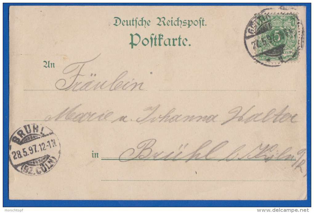 Deutschland; Göttingen; Litho Vorläufer 1897; Stadtpark - Goettingen