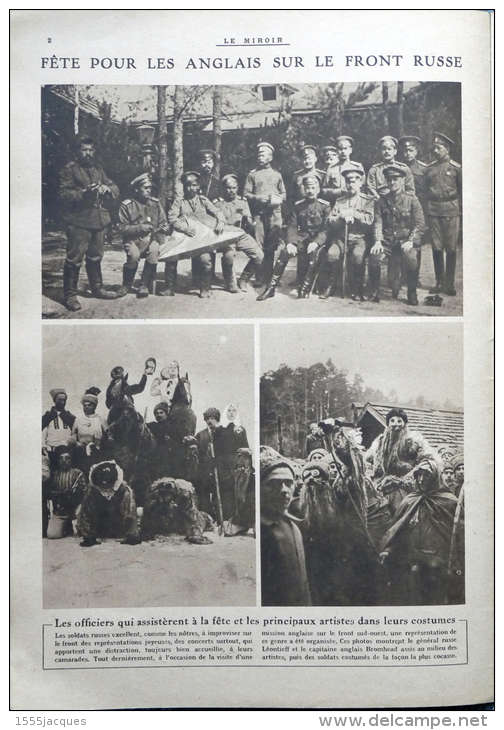 LE MIROIR N° 175 / 01-04-1917 : RÉVOLUTION RUSSIE ROYE BAPAUME LIBÉRATION NOYON NOUMEA GUISCARD MOSSOUL FRANCHEY D'ESP - War 1914-18