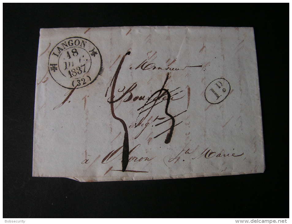 == France, 1837 Langon - ...-1845 Vorphilatelie