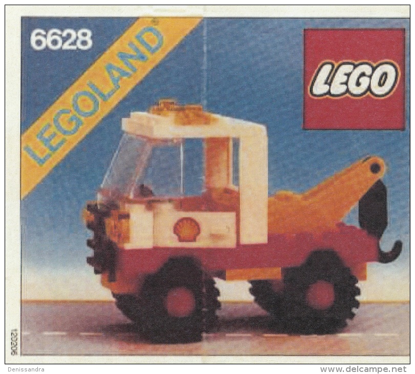 Lego 6628 La Dépanneuse Edition Shell Avec Copie Couleur Du Plan 100 % Complet Voir Scan - Lego System