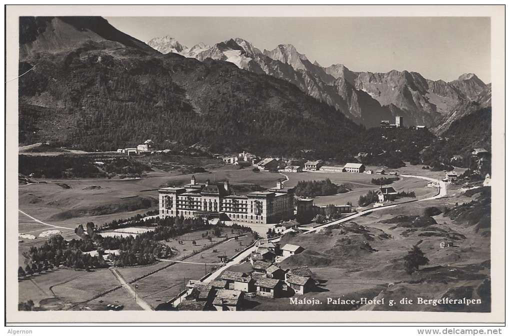 L1418 - Maloja Palace-Hotel G. Die Bergeiteralpen - Autres & Non Classés