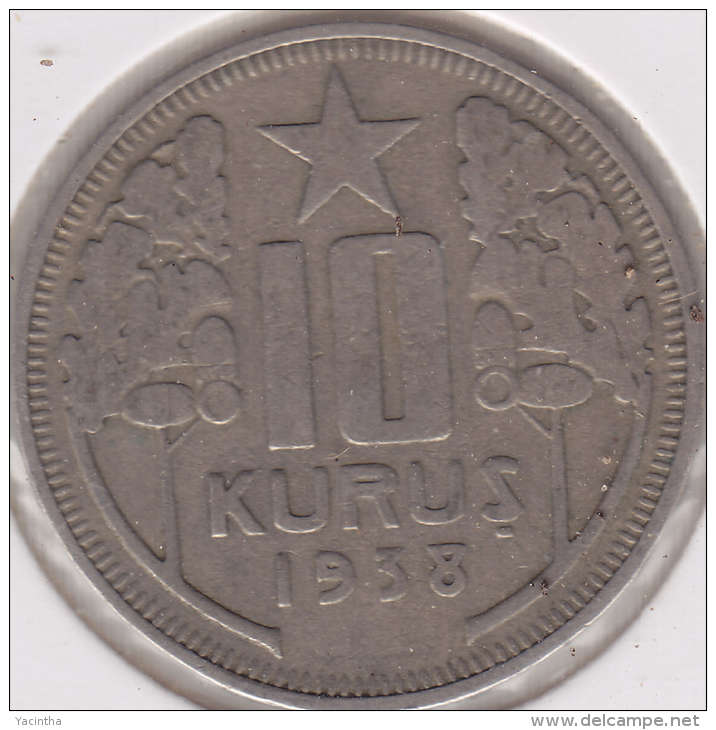 @Y@  Turkije   10  Kurus  1938    (item 2429) - Turquia