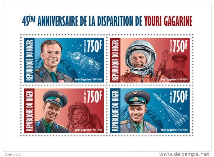 Niger. 2013 Yuri Gagarin. (425a) - Africa