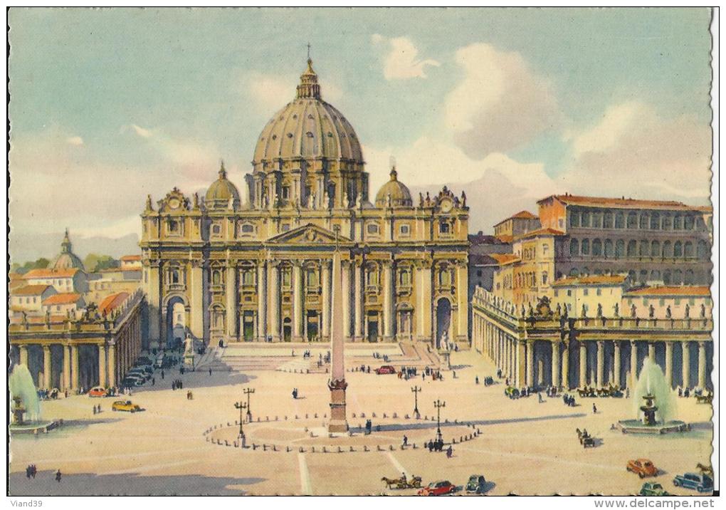 Rome - Roma - Place Piazza  St Pierre - Non écrite - San Pietro