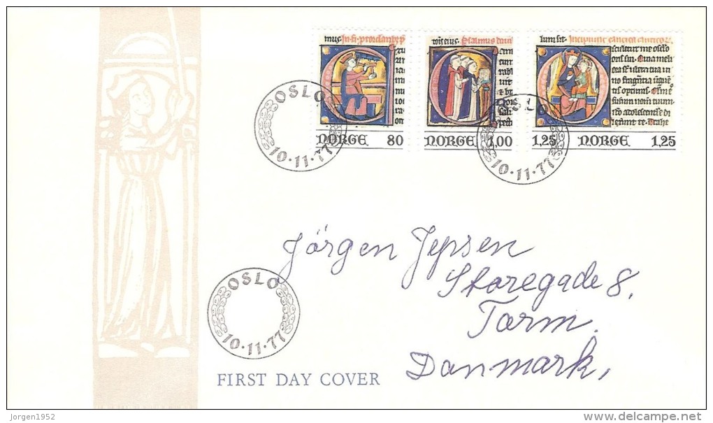 NORWAY   #FDC FROM YEAR 1977 - FDC