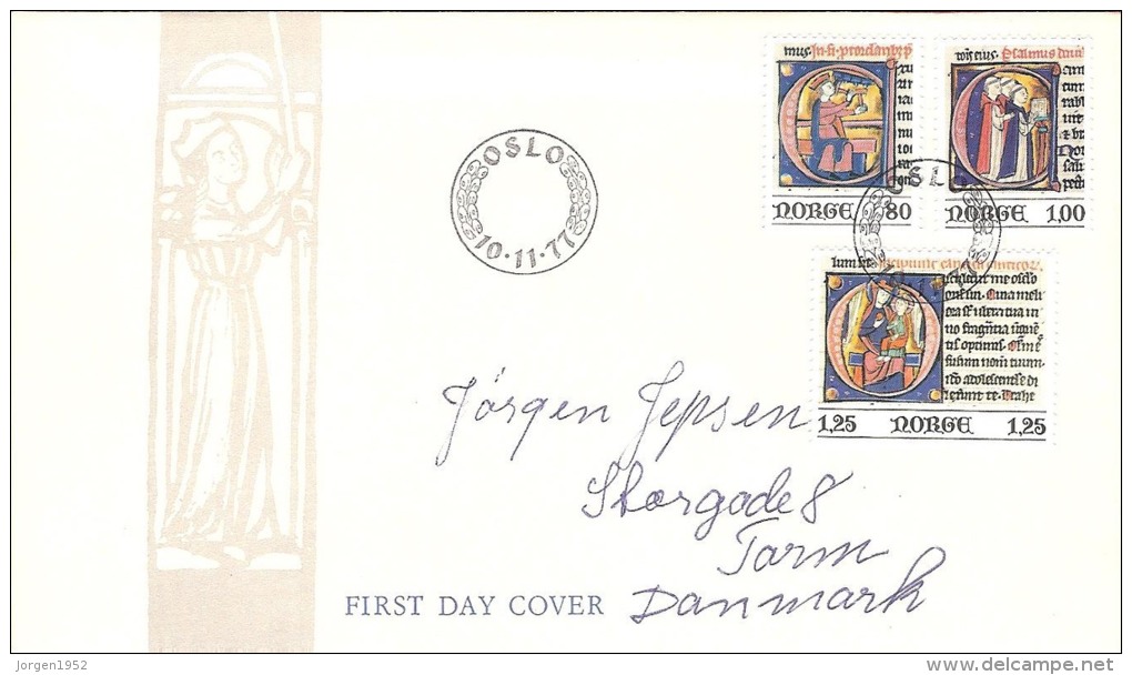 NORWAY   #FDC FROM YEAR 1977 - FDC