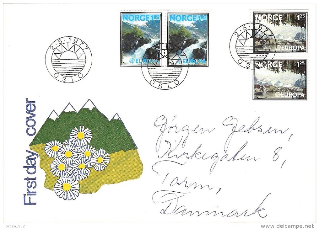 NORWAY   #FDC FROM YEAR 1977 "EUROPE" - FDC