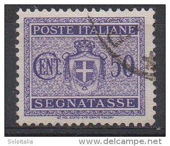 1945 (79) Segnatasse Stemma Senza Fasci E Senza Filigrana Cent 50 (usato) - Leggi Messaggio Del Venditore - Taxe