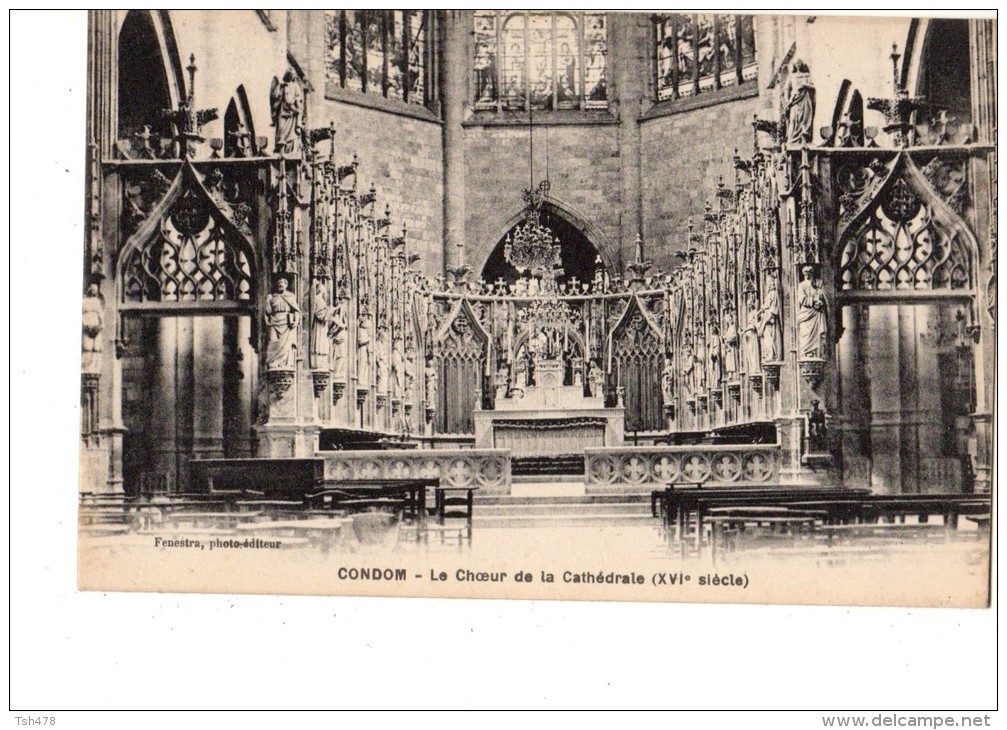 32-----CONDOM---Le Choeur De La Cathédrale---voir 2 Scans - Condom