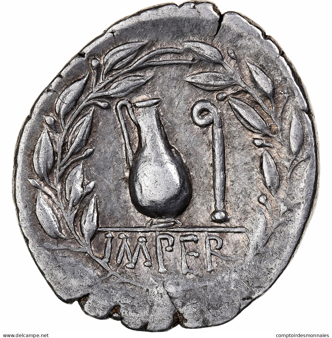 Caecilia, Denier, 81 BC, North Italy, Contremarque, Argent, TTB, Crawford:374/2 - Republiek (280 BC Tot 27 BC)