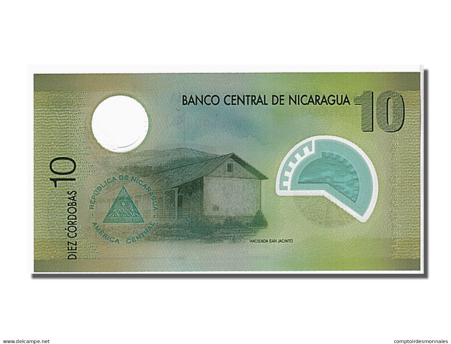 Billet, Nicaragua, 10 Cordobas, 2007, KM:201, NEUF - Nicaragua