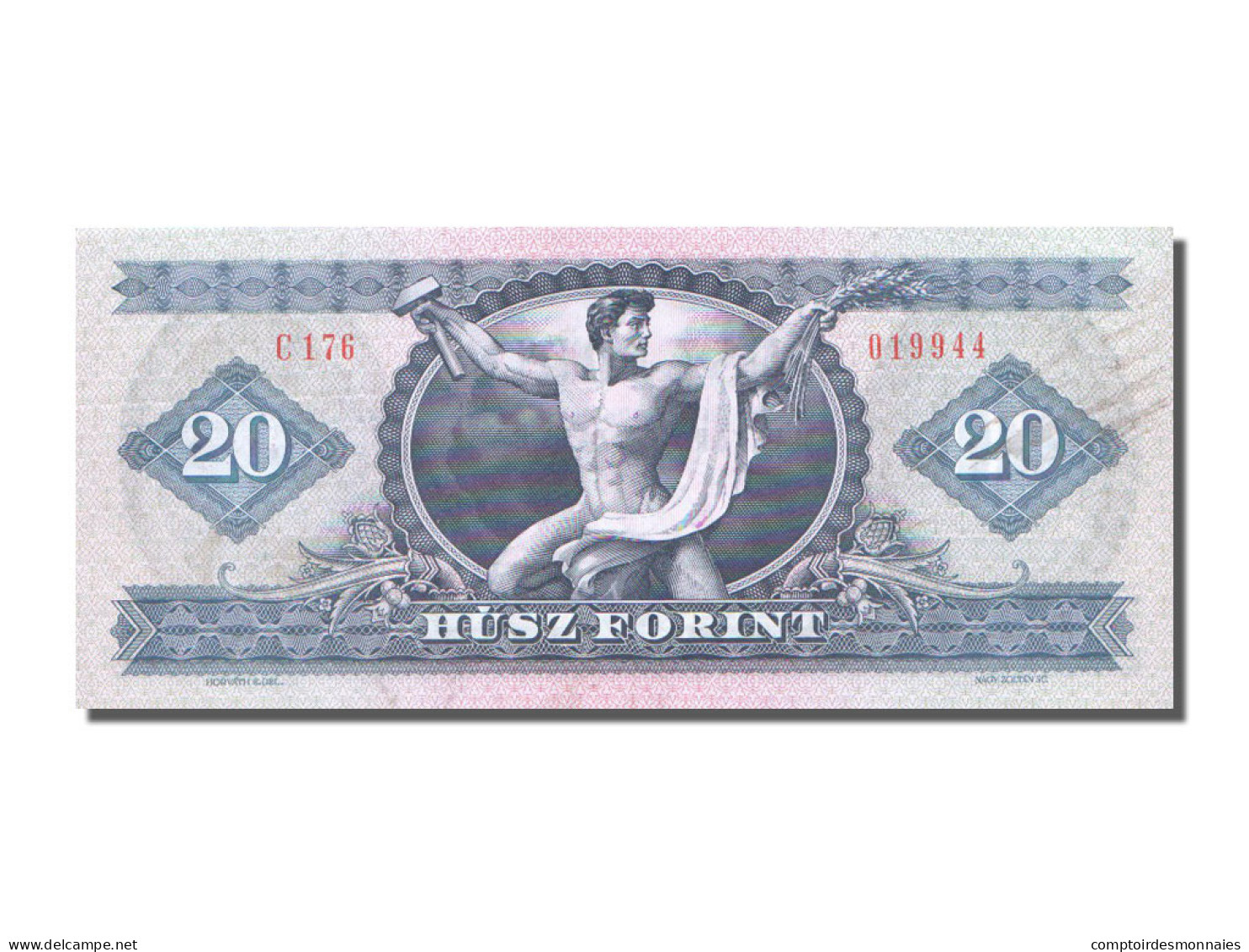 Billet, Hongrie, 20 Forint, 1975, 1975-10-28, NEUF - Hungary