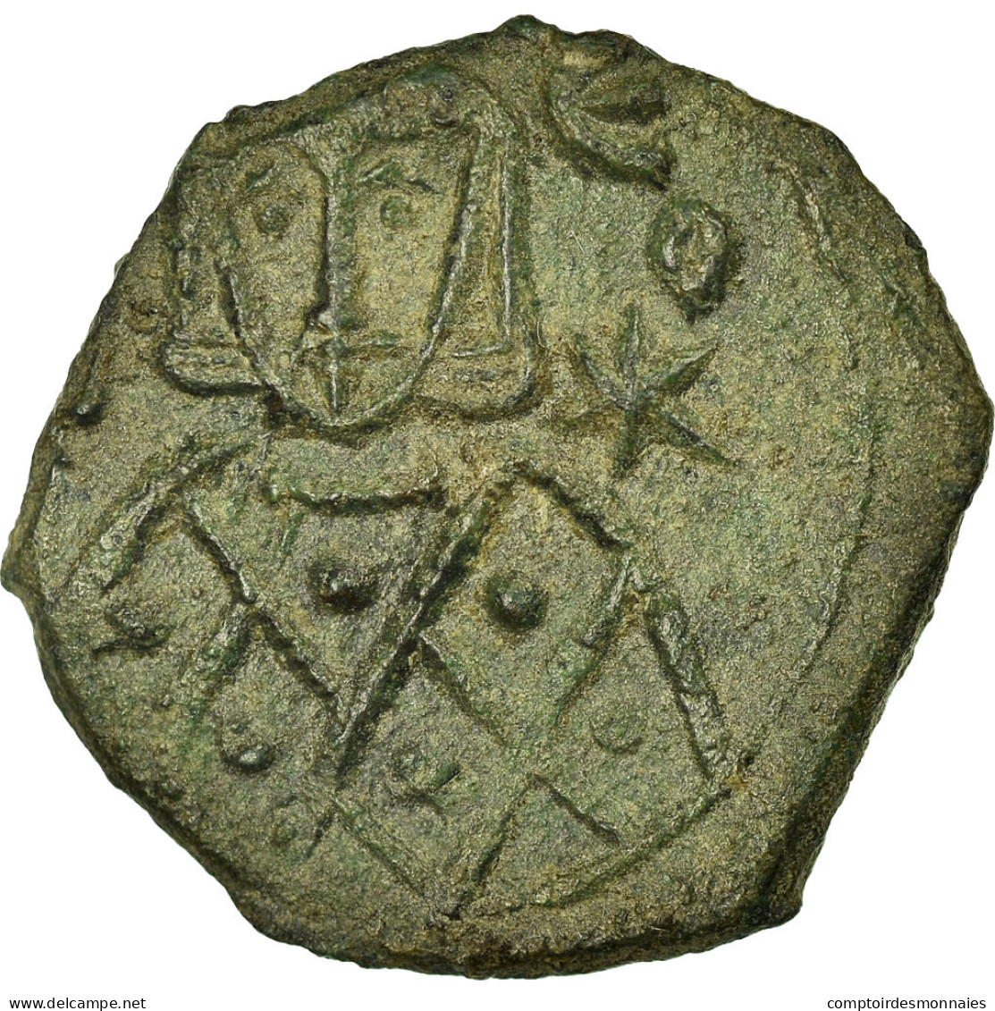Monnaie, Léon V L'Arménien, Follis, Syracuse, TTB+, Cuivre, Sear:1636 - Byzantines