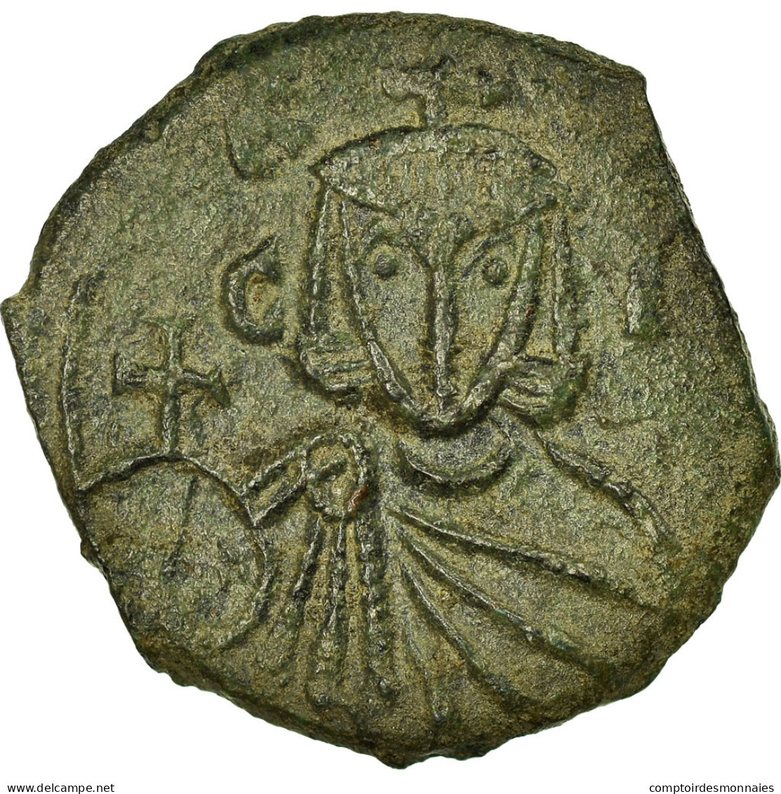 Monnaie, Léon V L'Arménien, Follis, Syracuse, TTB+, Cuivre, Sear:1636 - Bizantine