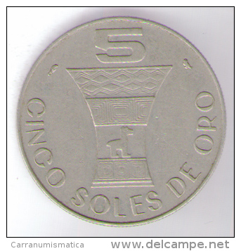 PERU 5 SOLES DE ORO 1969 - Perú