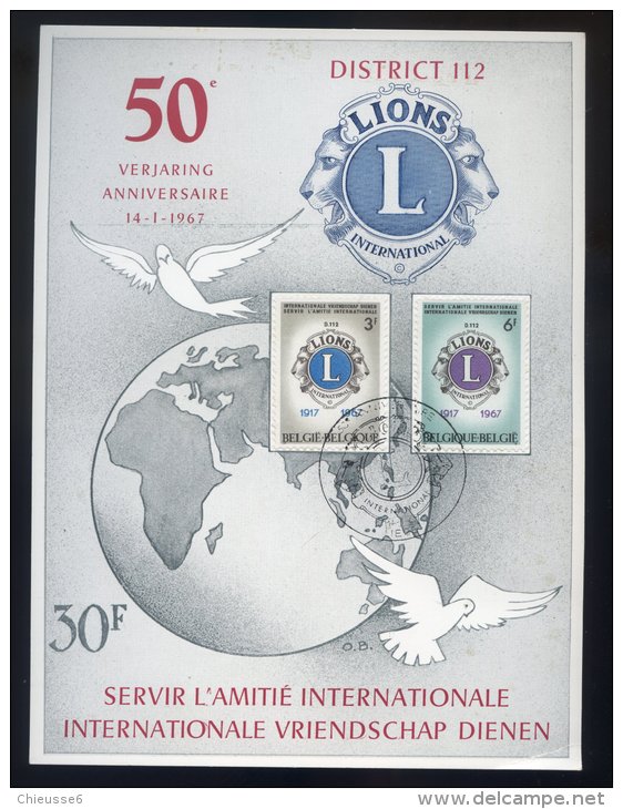 Belgique -   N° 1040/1405 -   Lions Club - 1961-1970