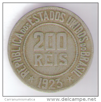 BRASILE 200 REIS 1923 - Brasile