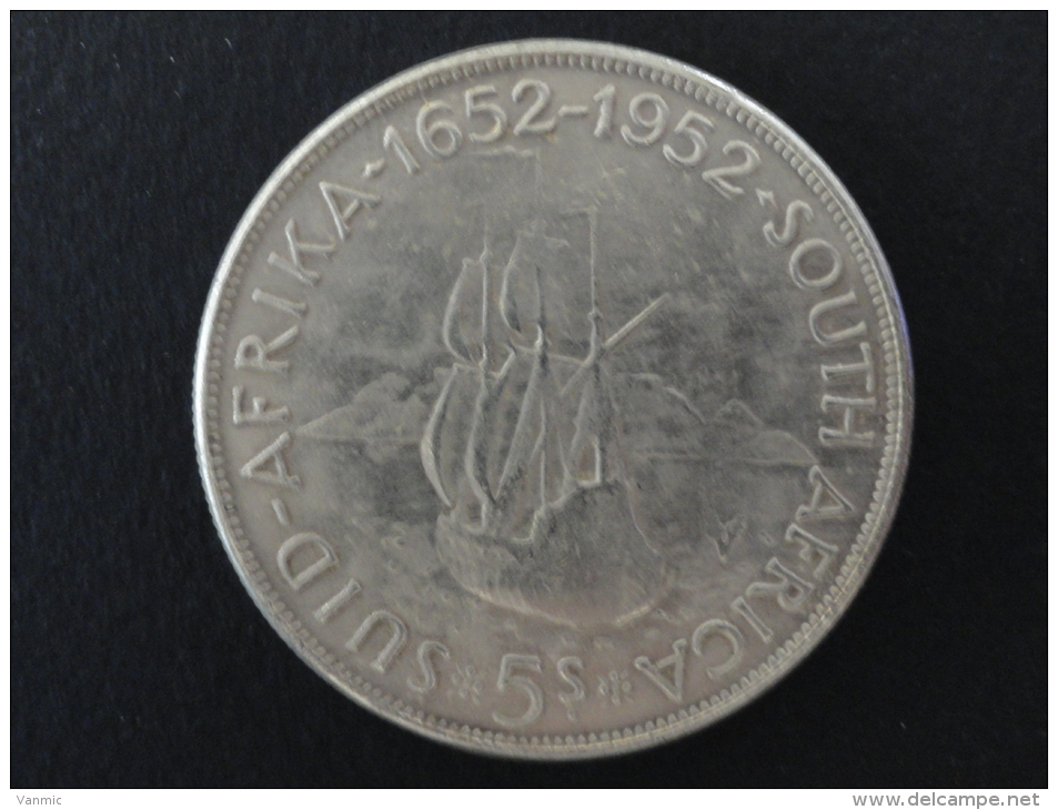 1952 - FAUSSE MONNAIE - 5 Schillings Commémorative 1652-1952 Afrique Du Sud - South Africa - 38 Mm De Diamètre - Sudáfrica